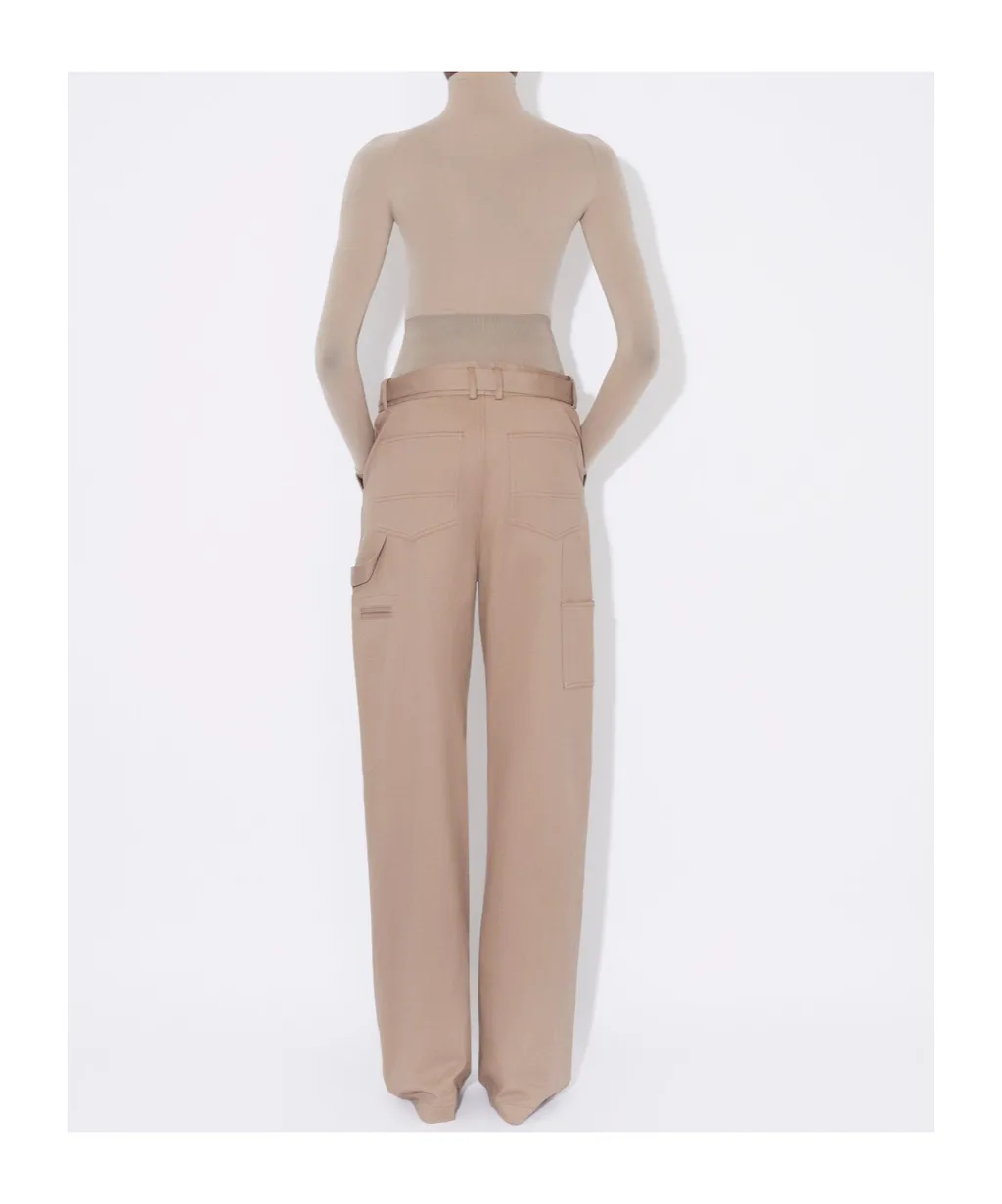 Knit Band Cargo Trousers