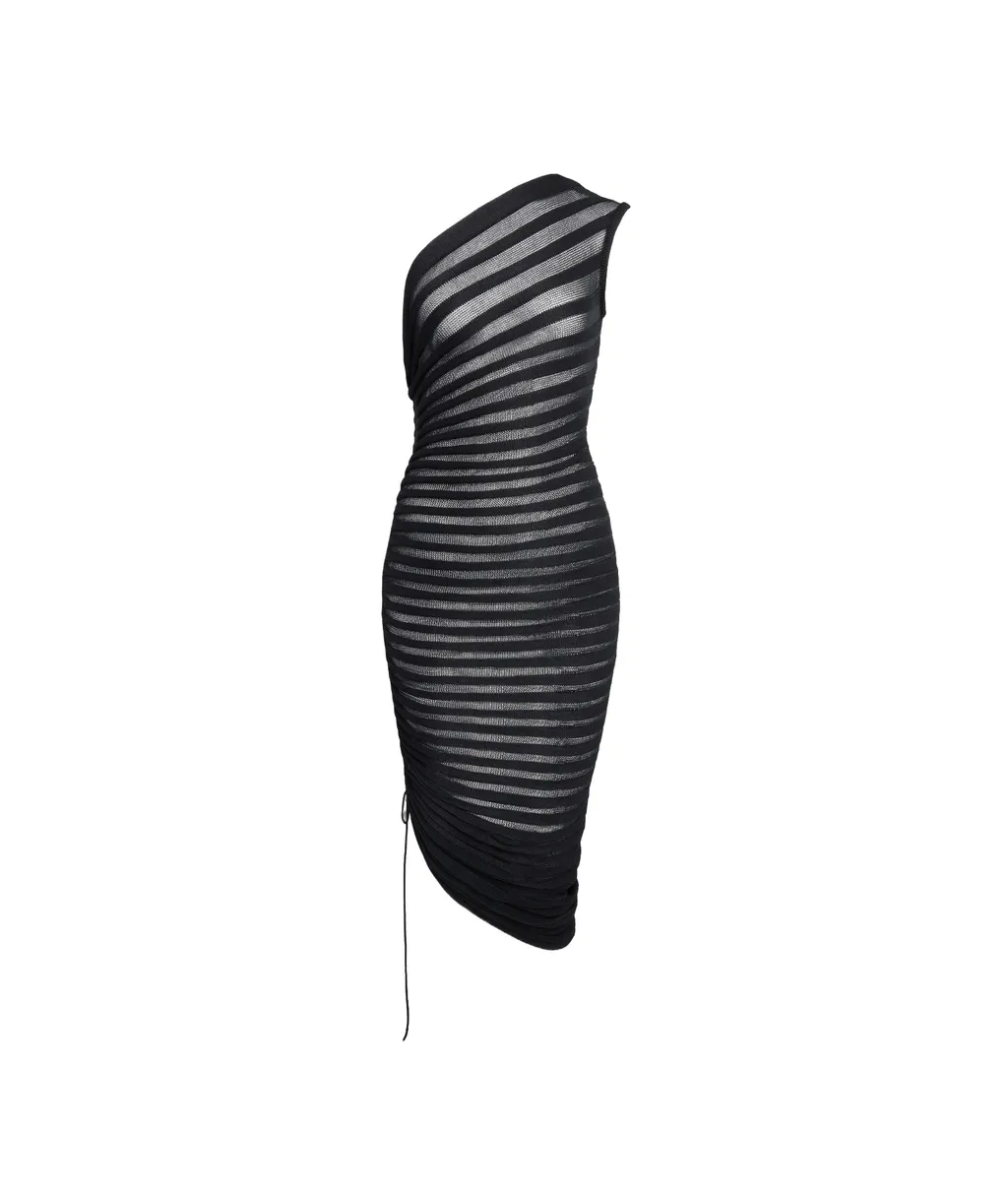Knitted Asymmetrical Dress