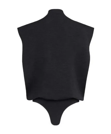 Wool Jumpsuit With Hat Sleeves