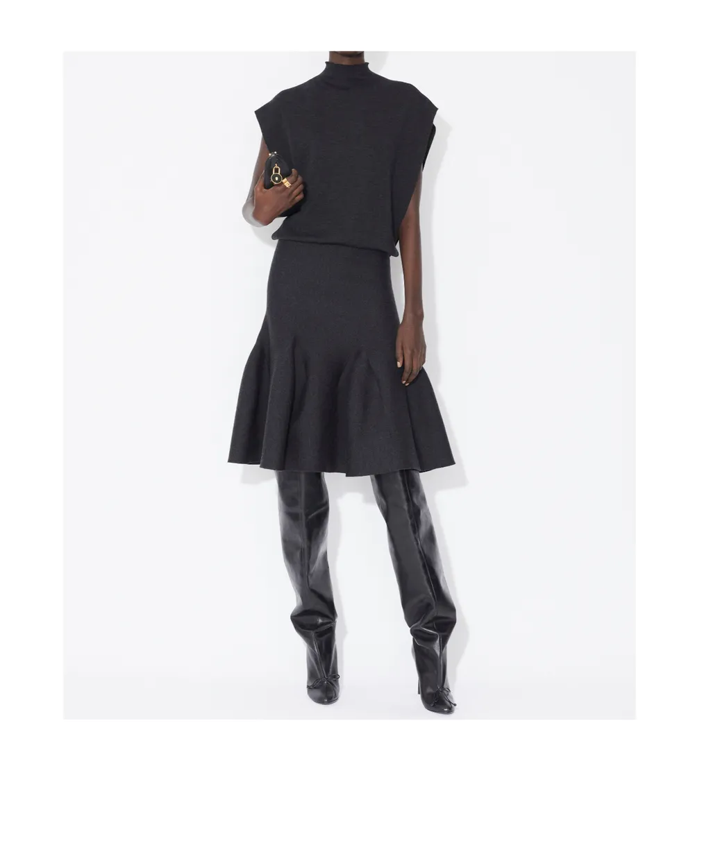 Wool Jumpsuit With Hat Sleeves