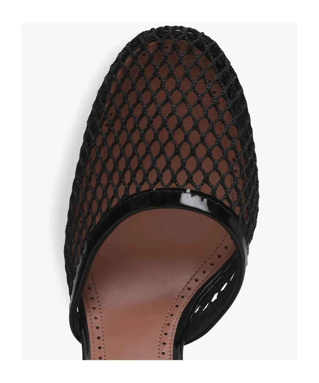High Fishnet Pumps