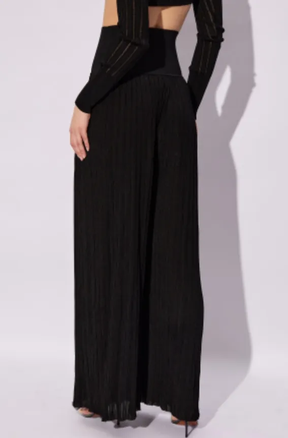 High Waist Knitted Pants