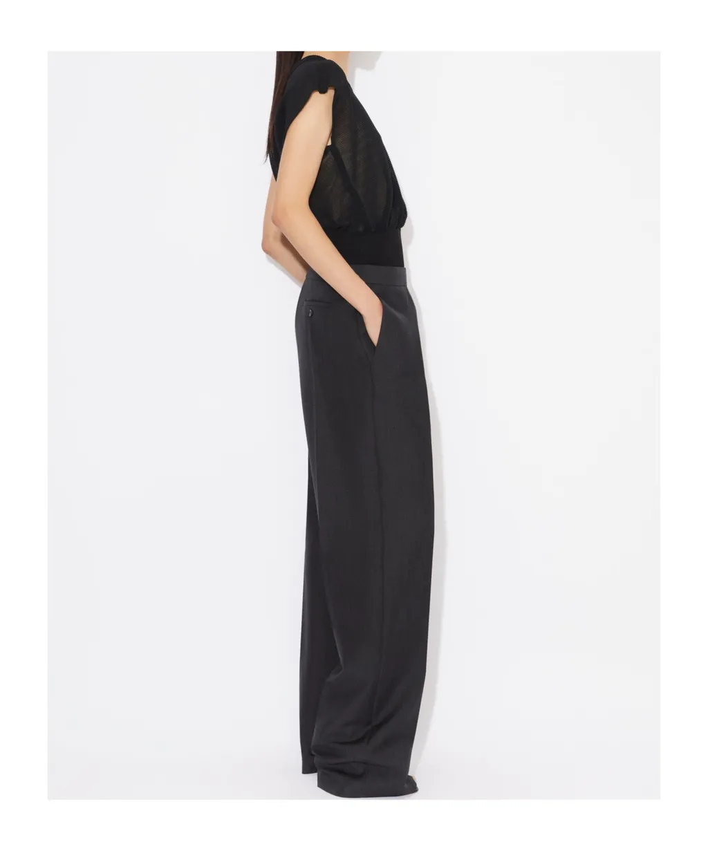 High-Waisted Tailored Trousers