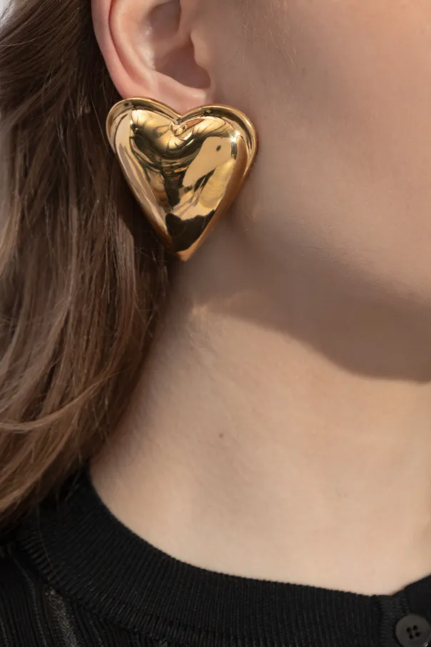 Bombe Heart Stud Earrings
