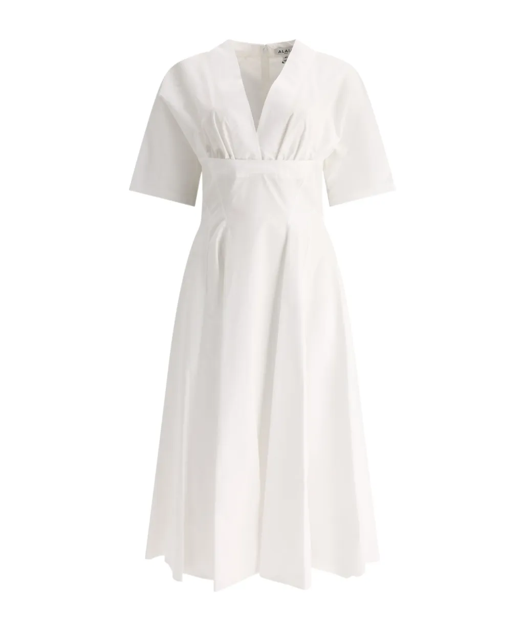 A-Line Pleated Dress