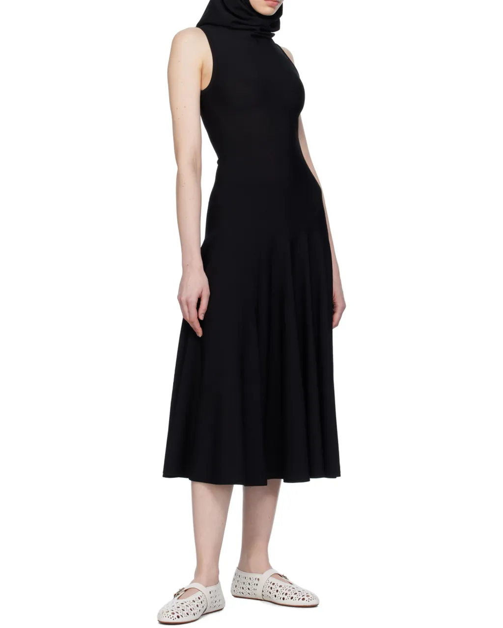Sleeveless Hooded Dress
