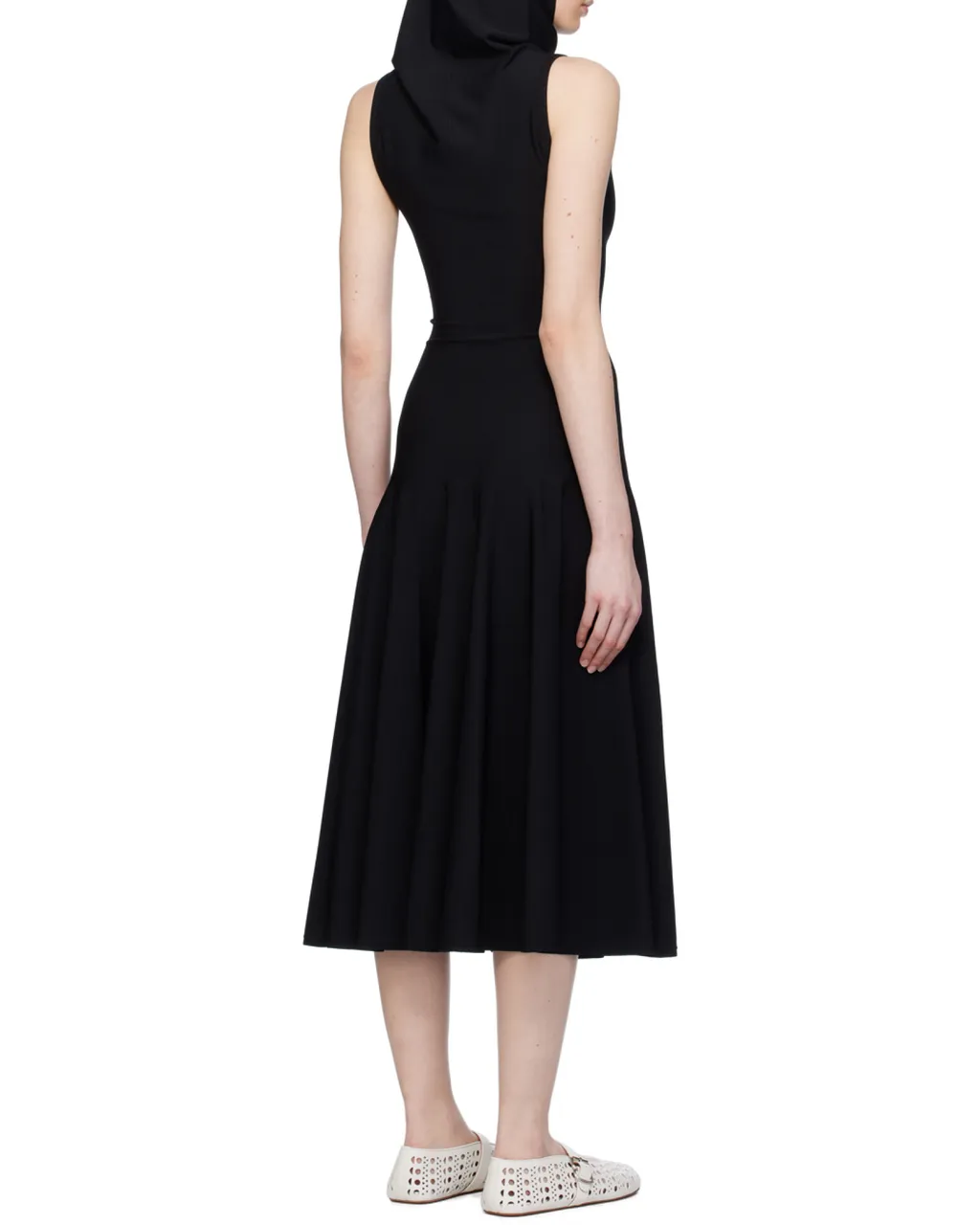 Sleeveless Hooded Dress