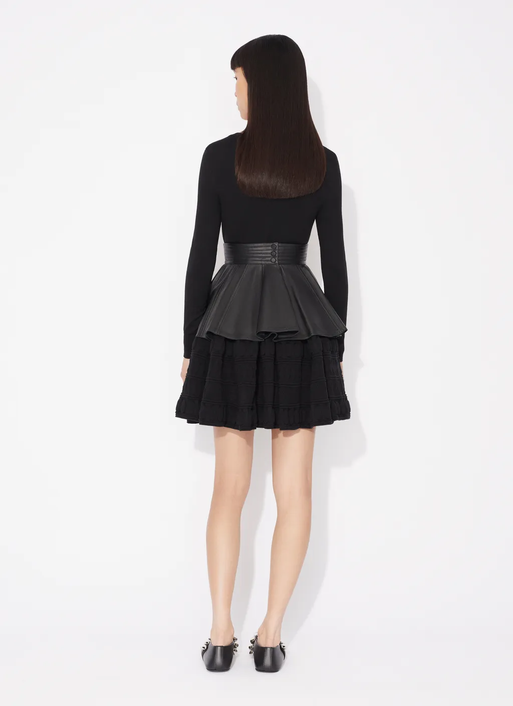 Long-Sleeved Wool Dress