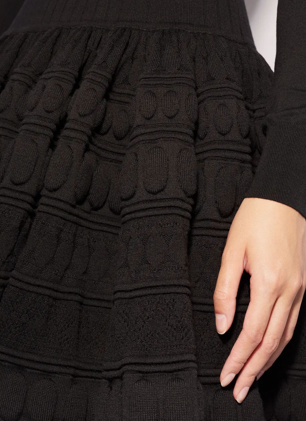 Long-Sleeved Wool Dress