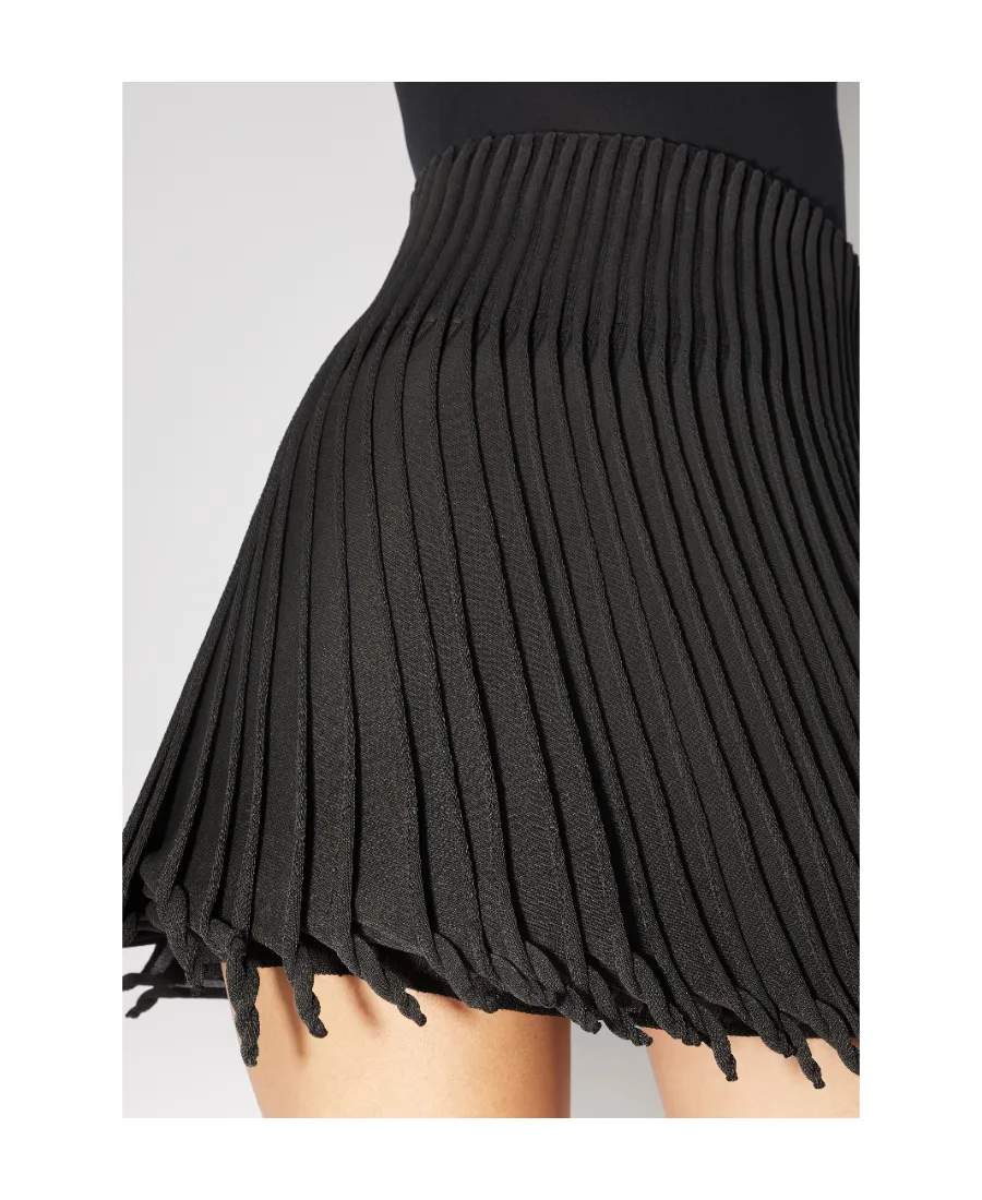 Knitted Pleated Skirt
