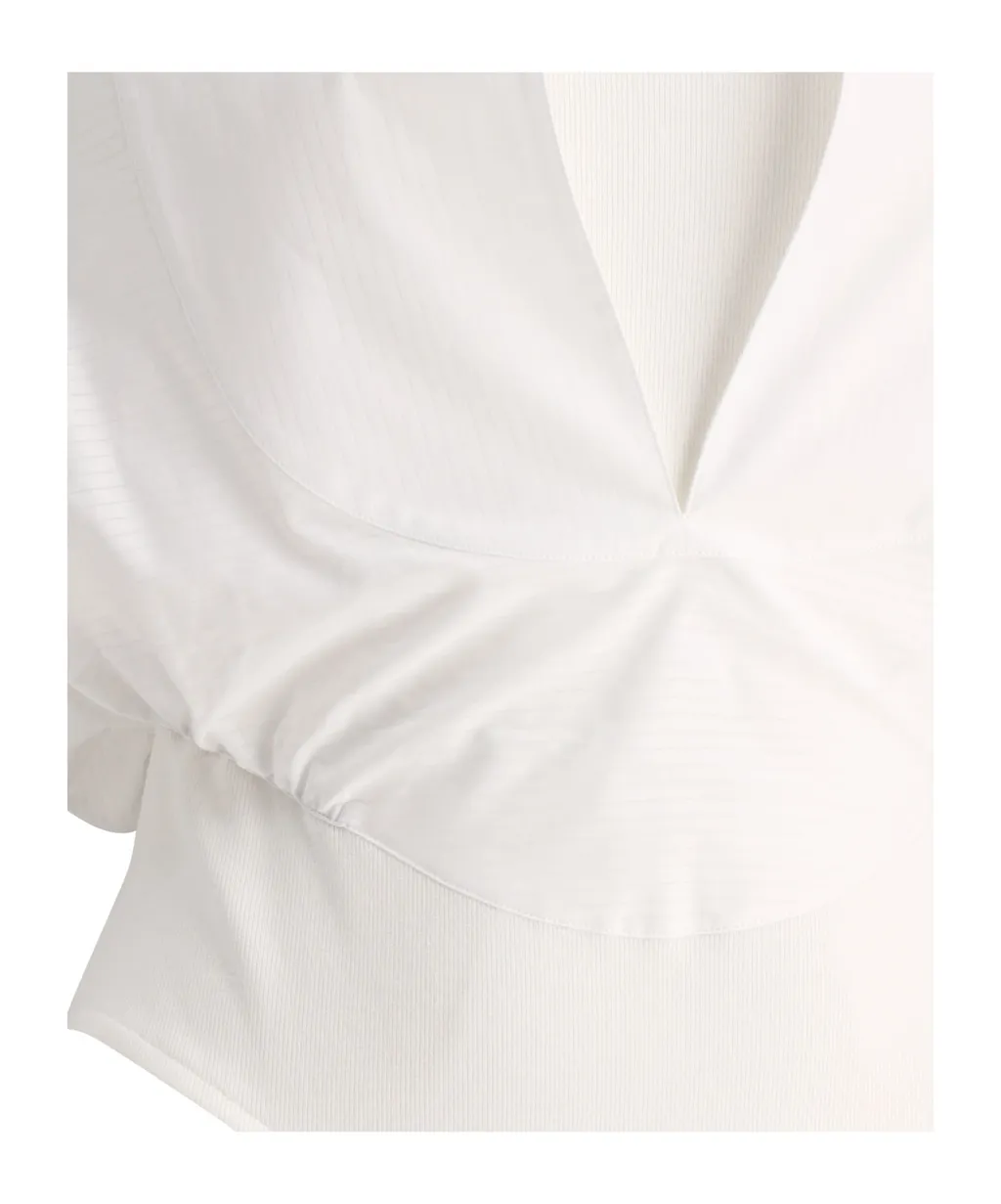 V-Neck Sleeveless Bodysuit