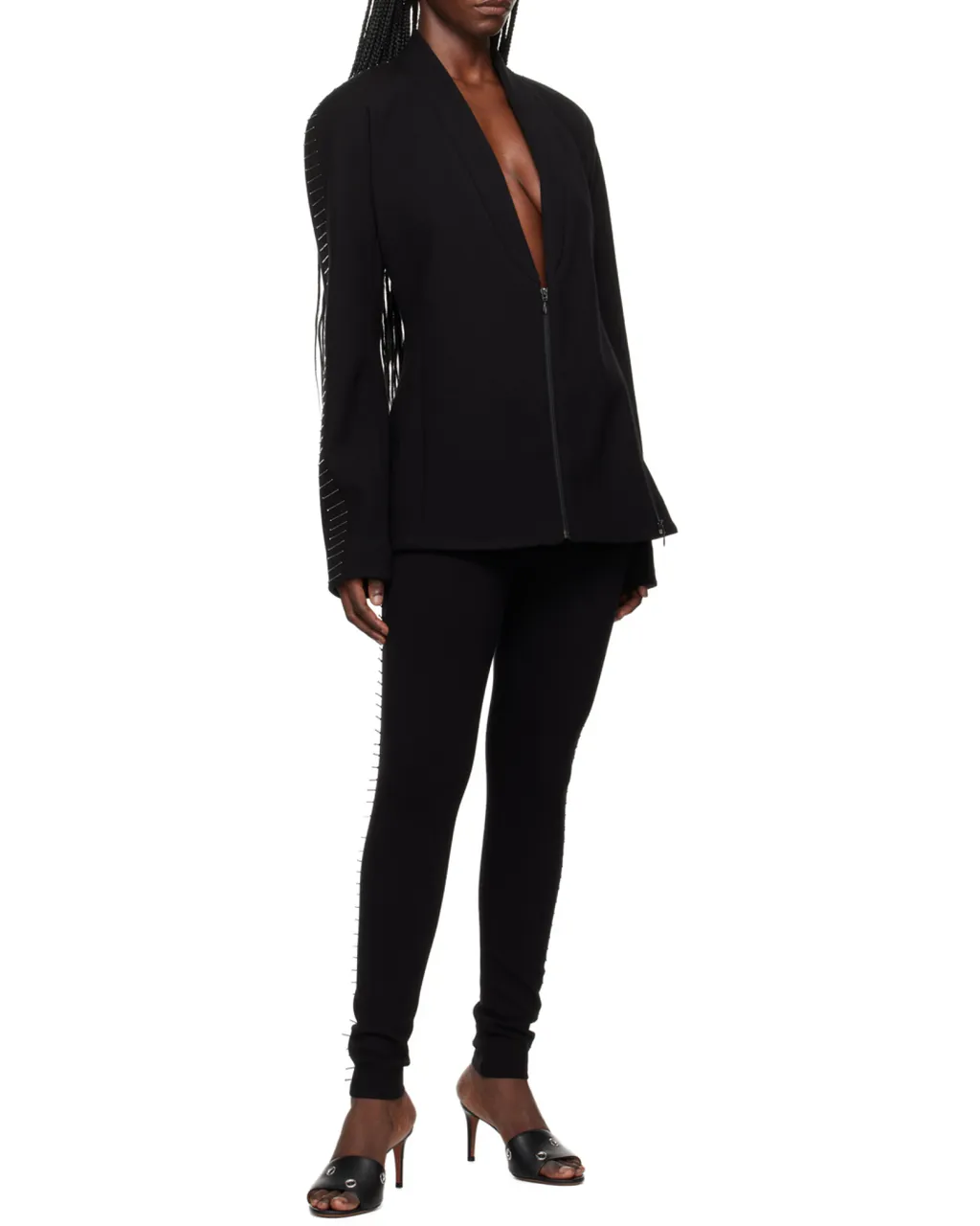 Long-Sleeved Zipper Casual Jacket