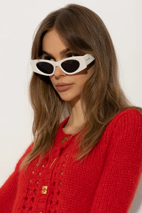 Cat-Eye Frame Tinted Sunglasses