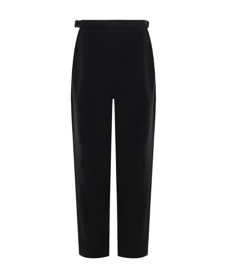 High-Waist Cropped Trousers