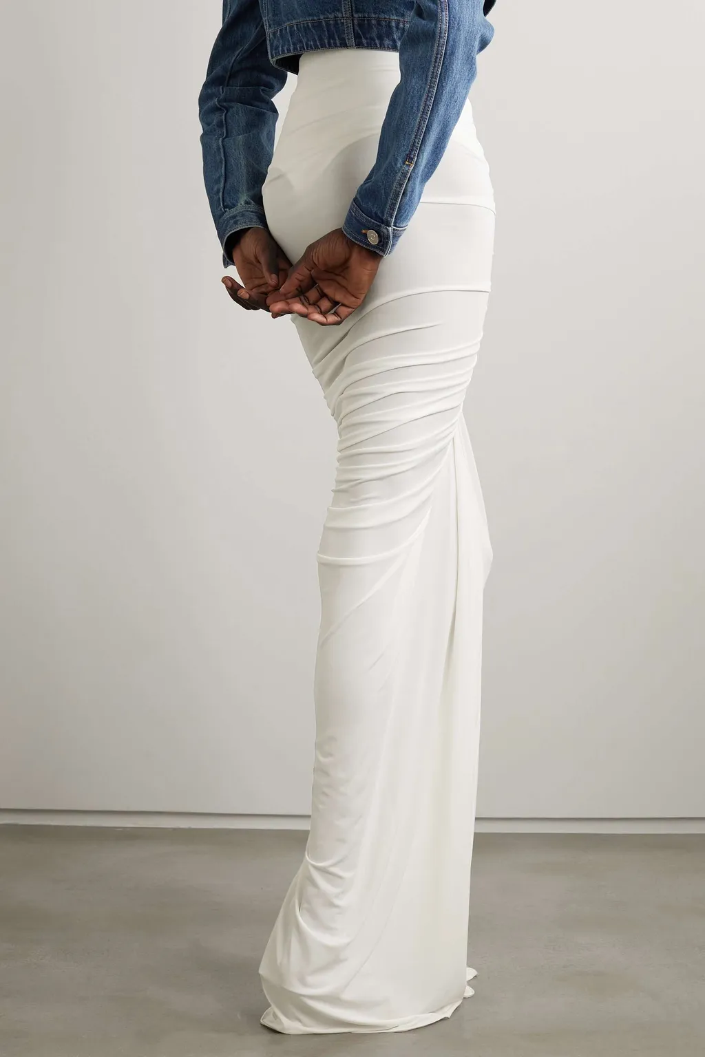 Archetypes Pleated Mid-Length Skirt