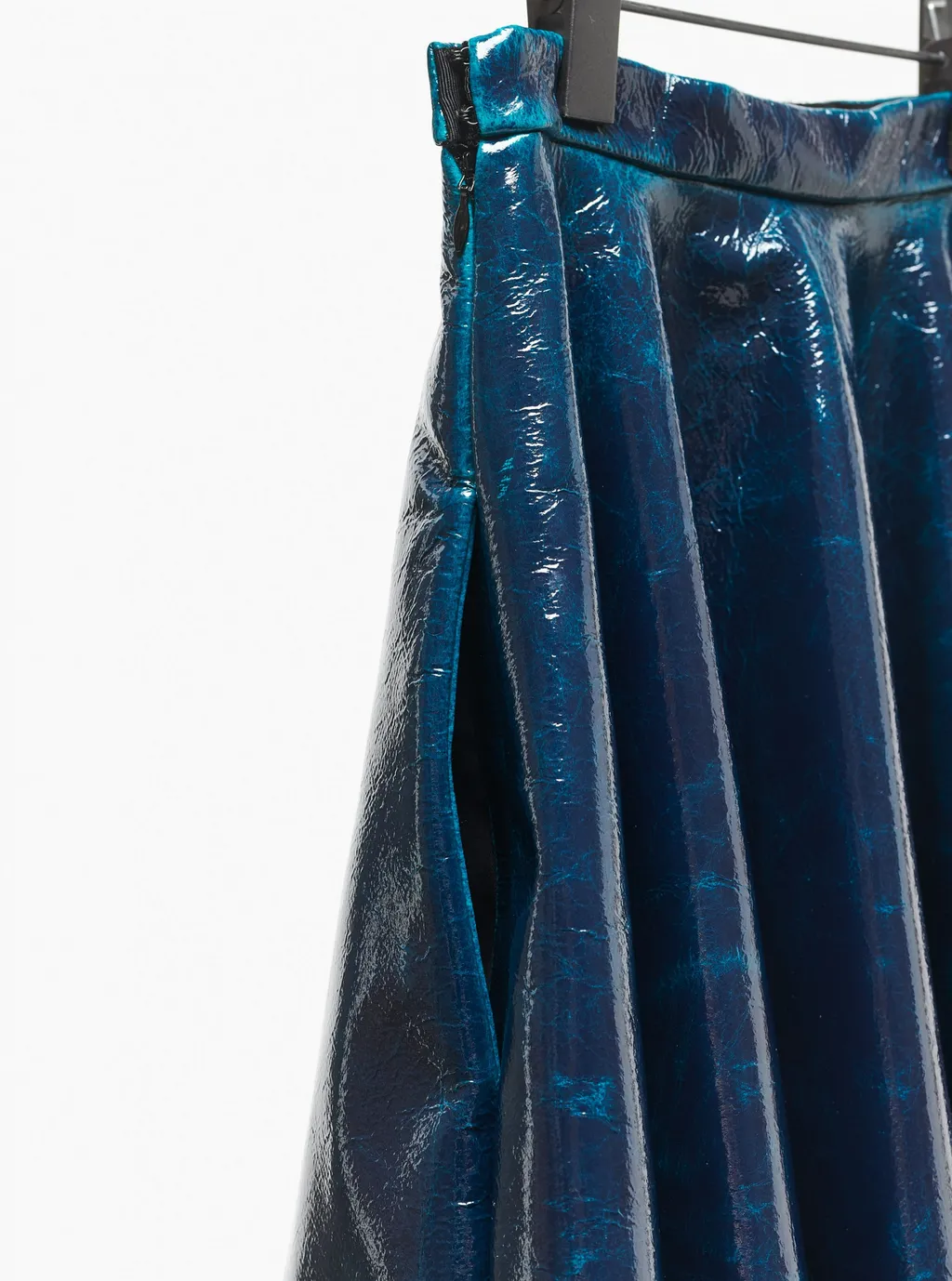 High-Waist Flared Midi Skirt