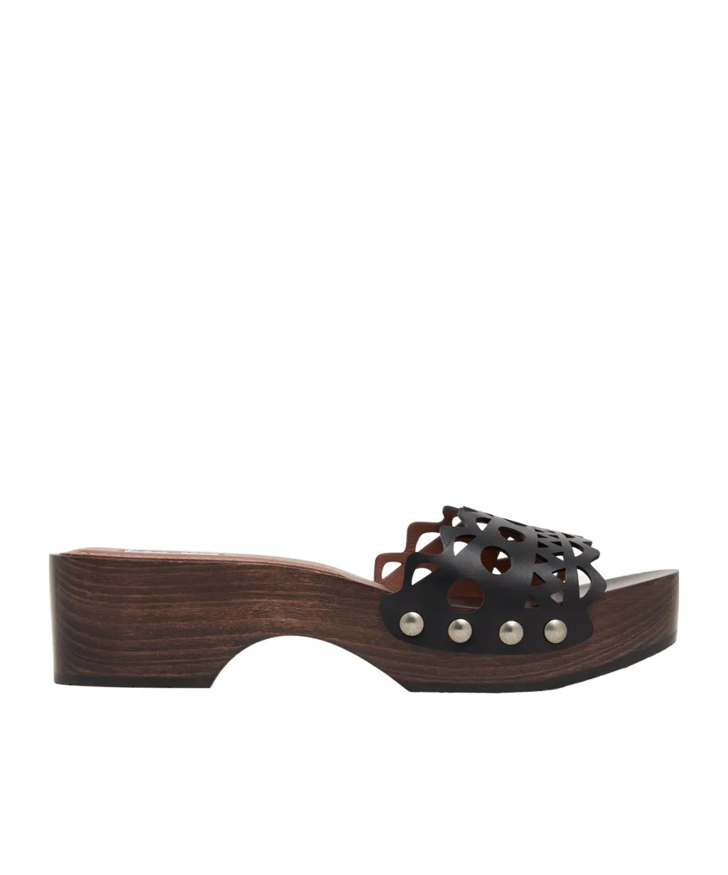 Logo High-Heeled Sandals