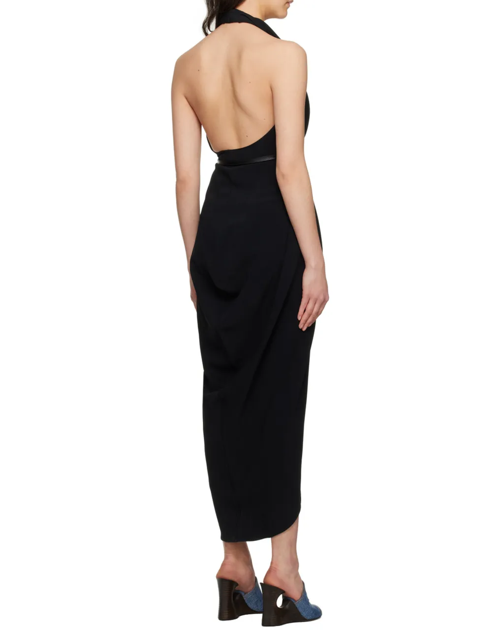 Belted Long Dress