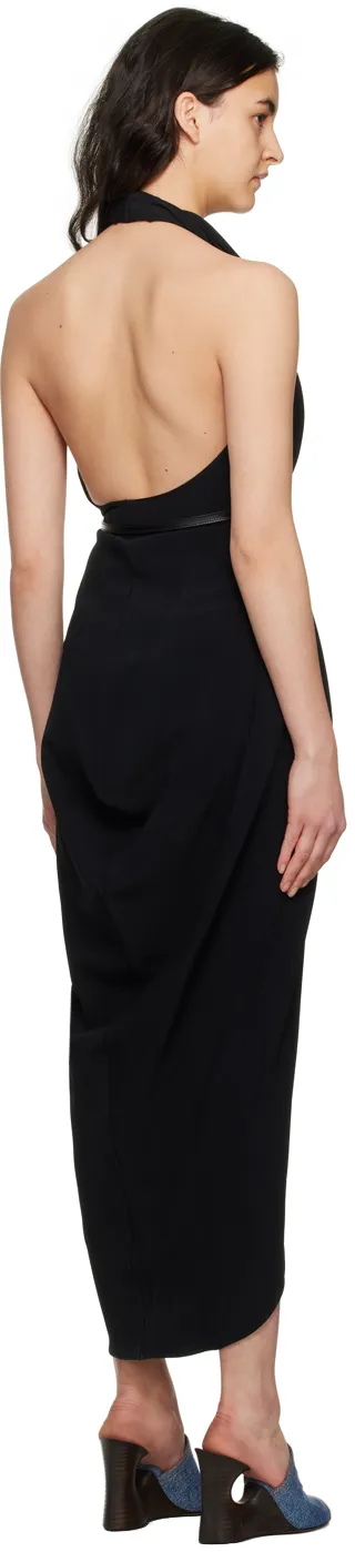 Belted Long Dress