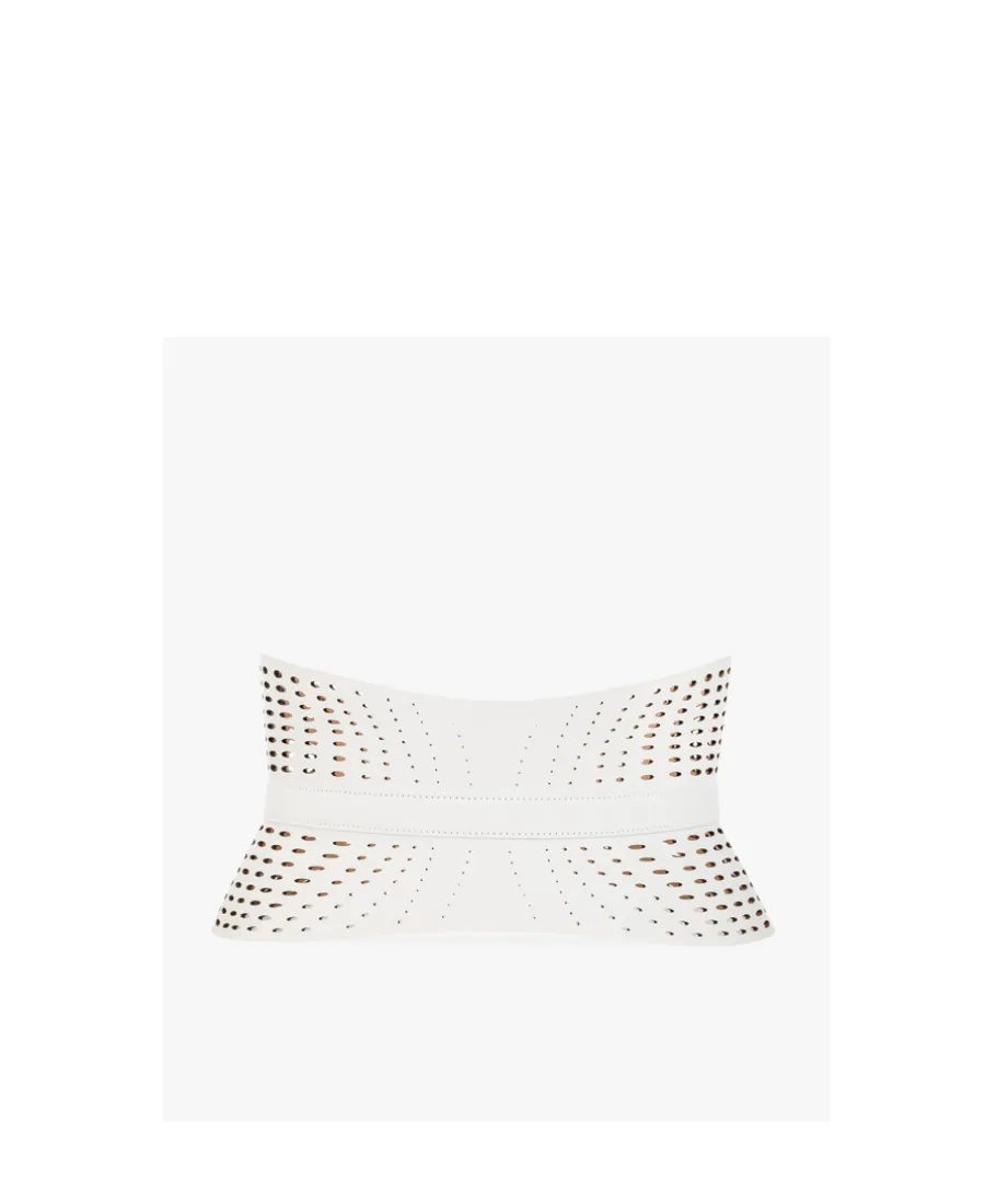 Laser-Cut Bustier Buckle Belt