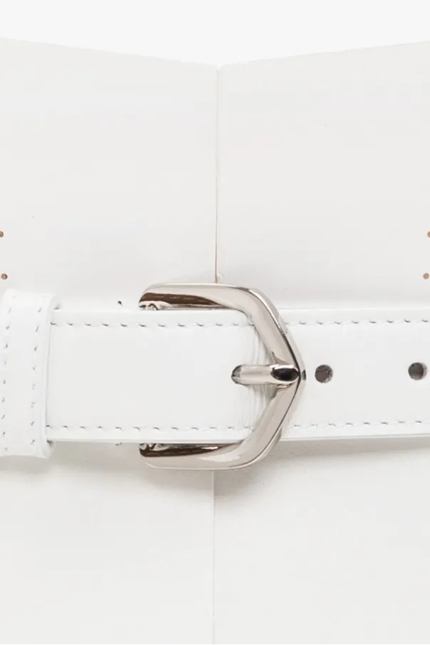 Laser-Cut Bustier Buckle Belt