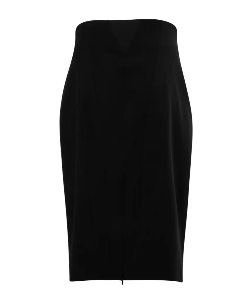 High Waist Midi Pencil Skirt