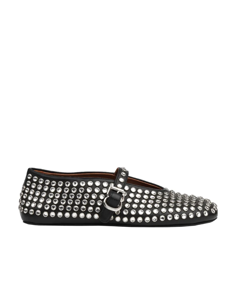 Embellished Ballet Flat Shoes