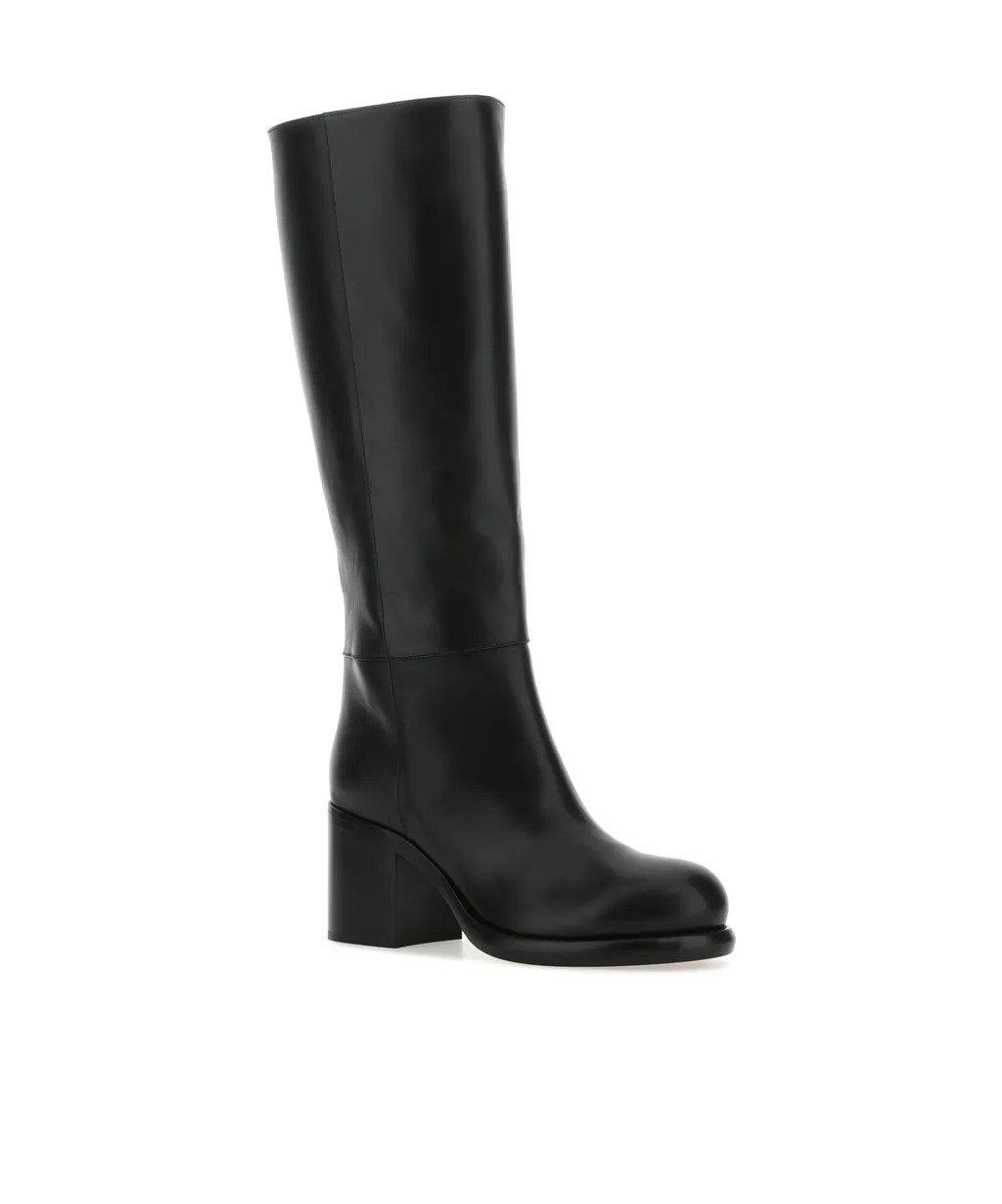 Round-Head Thick Heel Boots