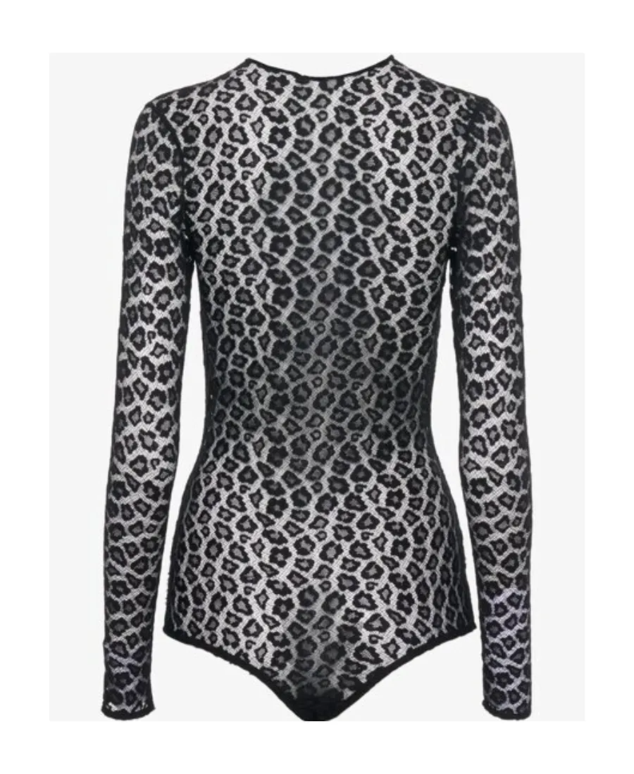 Leopard Print Lace Bodysuit