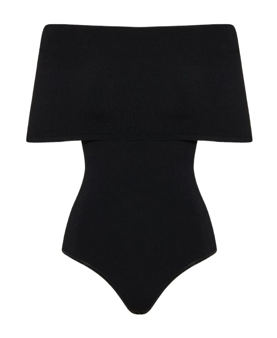 Off-Shoulder Stretch Bodysuit
