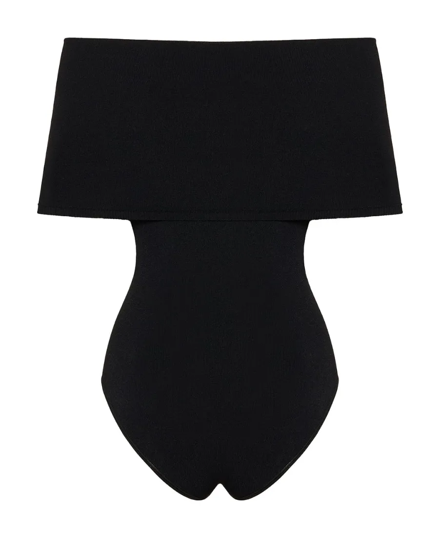 Off-Shoulder Stretch Bodysuit