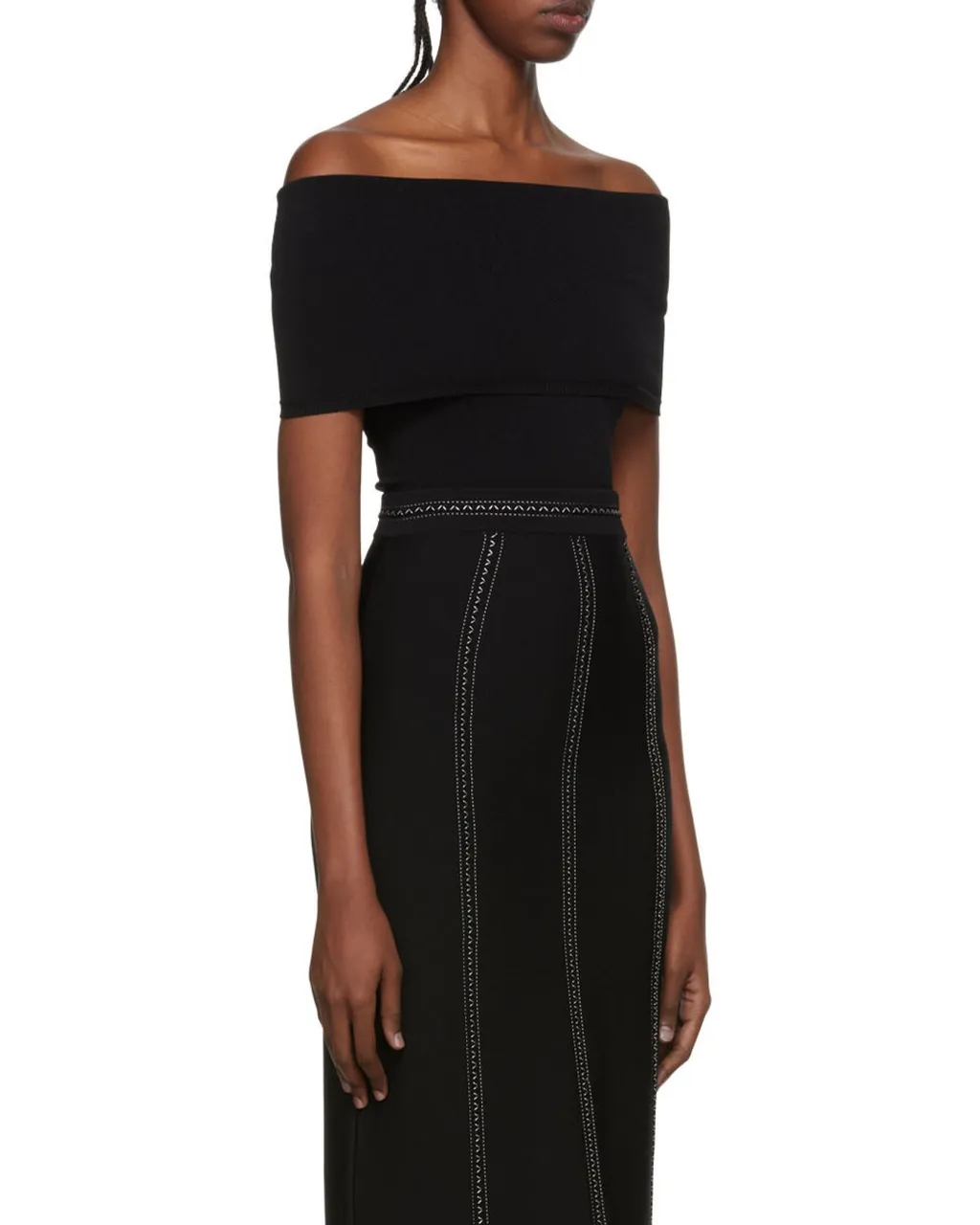 Off-Shoulder Stretch Bodysuit