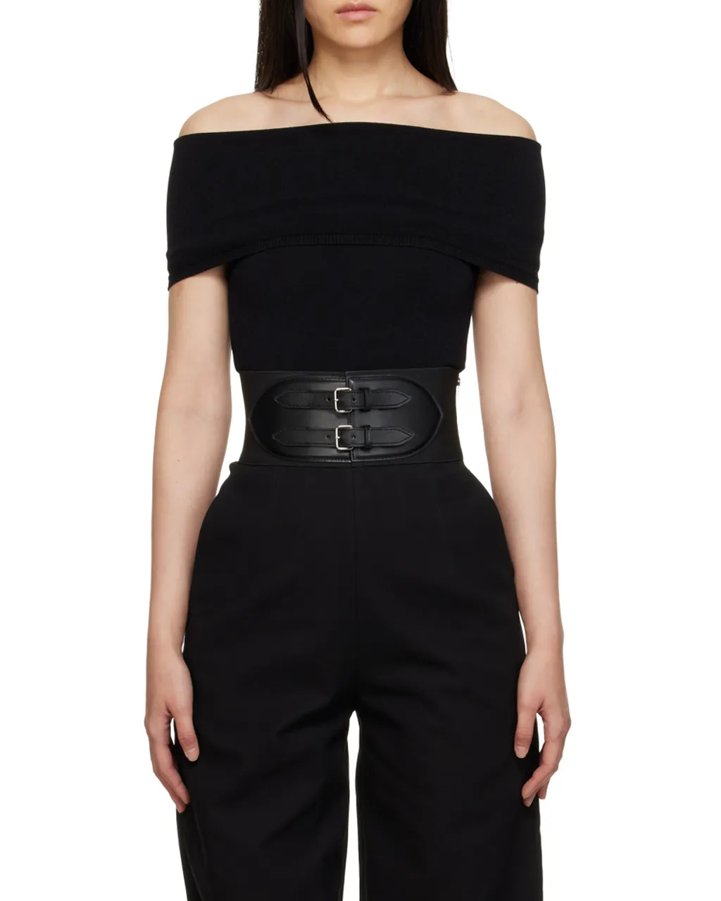 Off-Shoulder Stretch Bodysuit