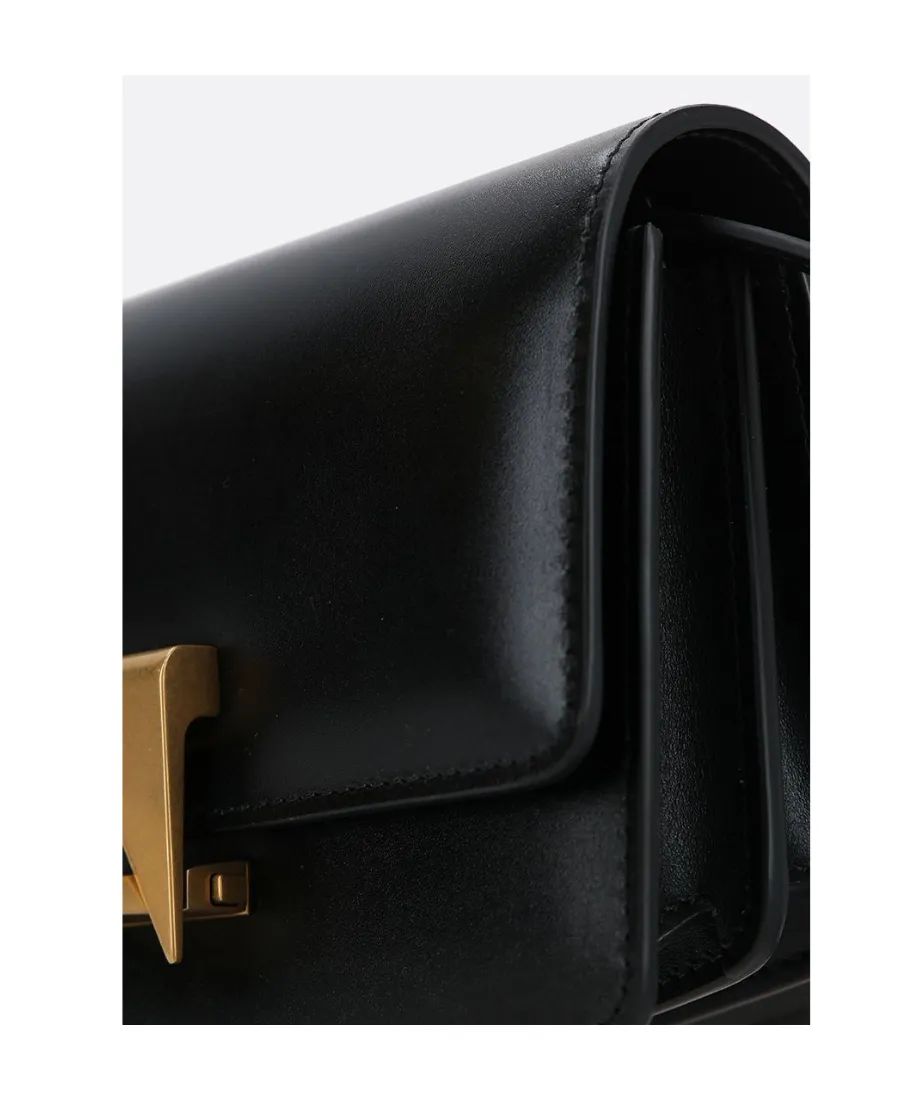 Logo Printed Shoulder Bag