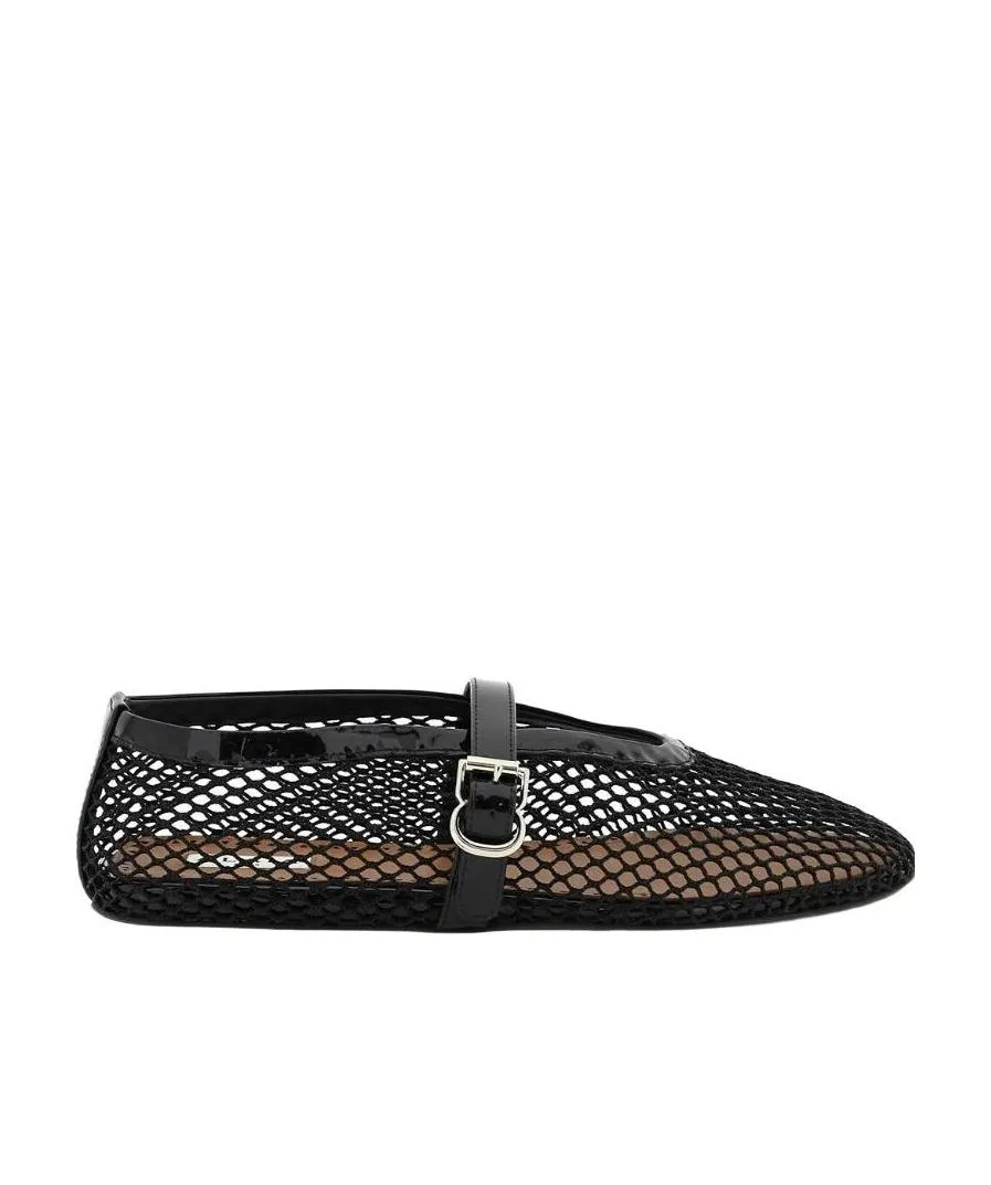 Fishnet Ballet Flats