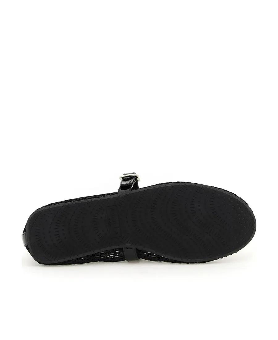 Fishnet Ballet Flats