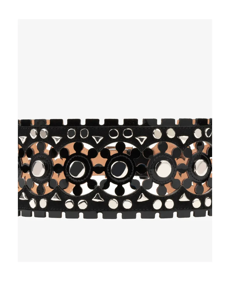 Hollowed-Out Detail Belt