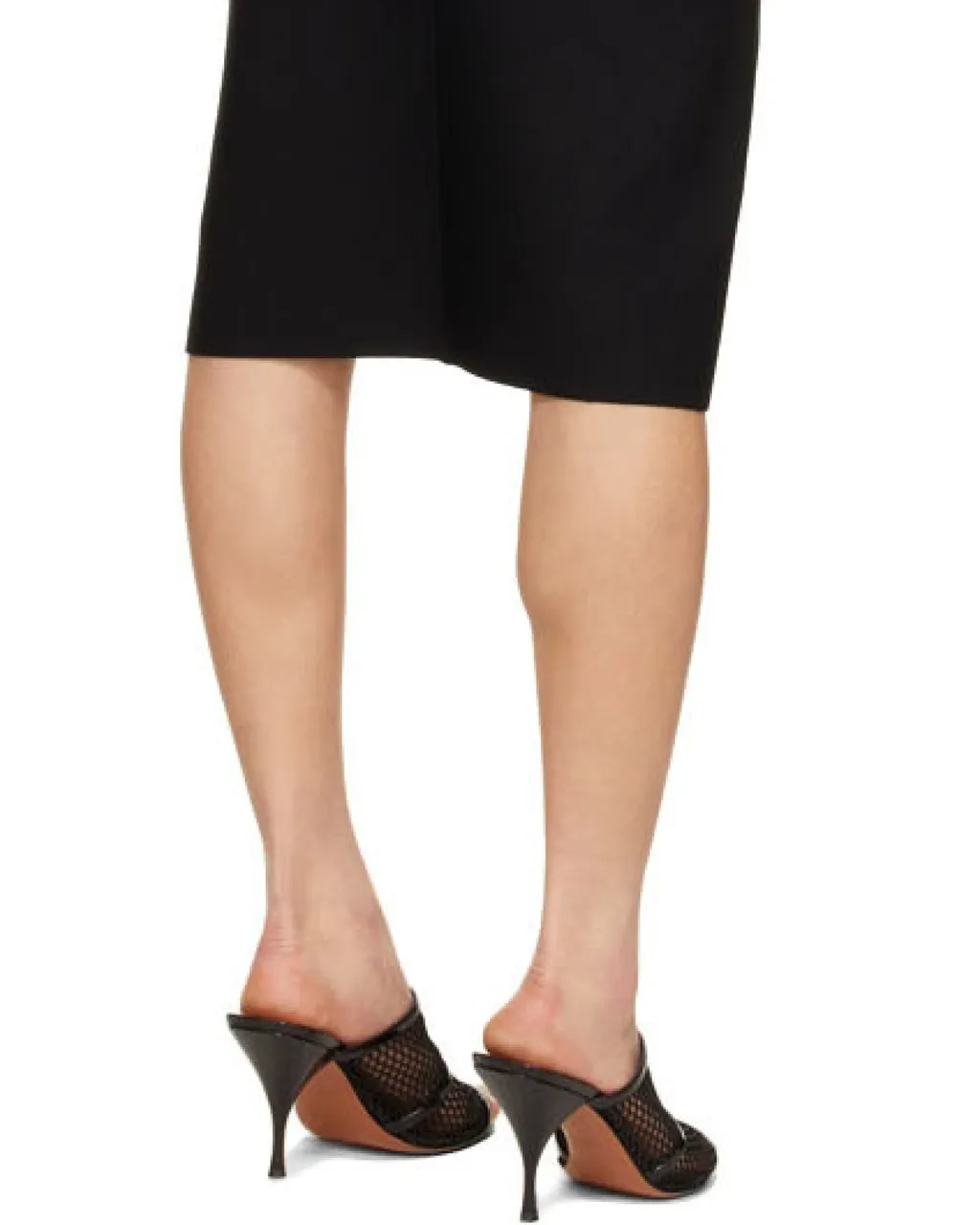 Hollow-Out Medium-Length Dress