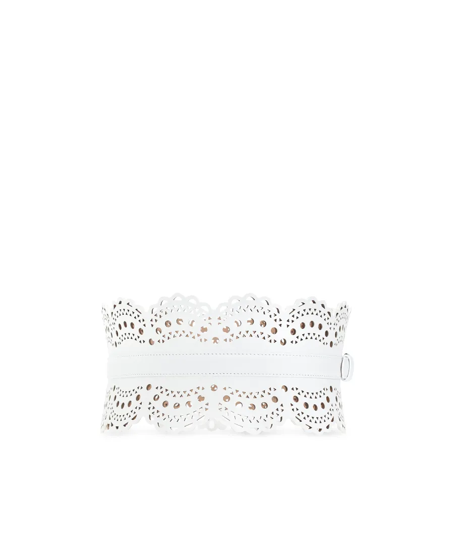 Hollowed-Out Pattern Tight Chest Belt