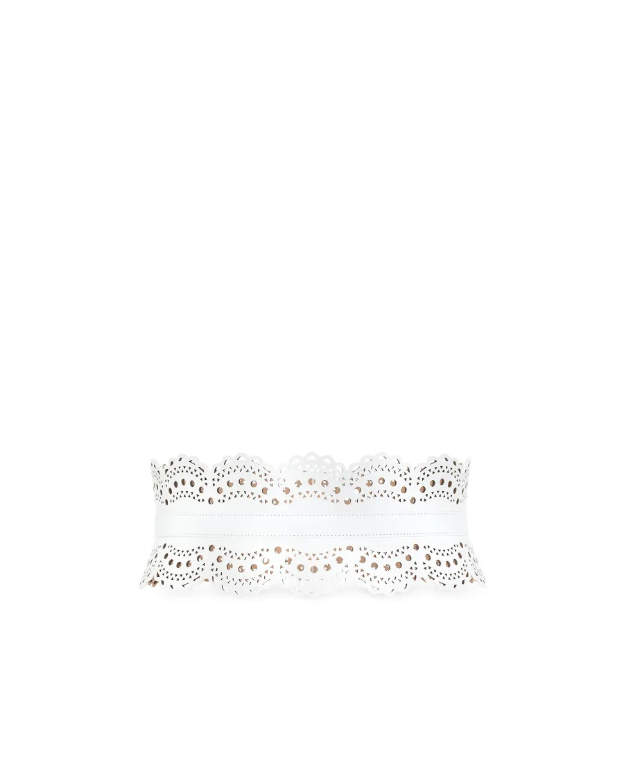 Hollowed-Out Pattern Tight Chest Belt