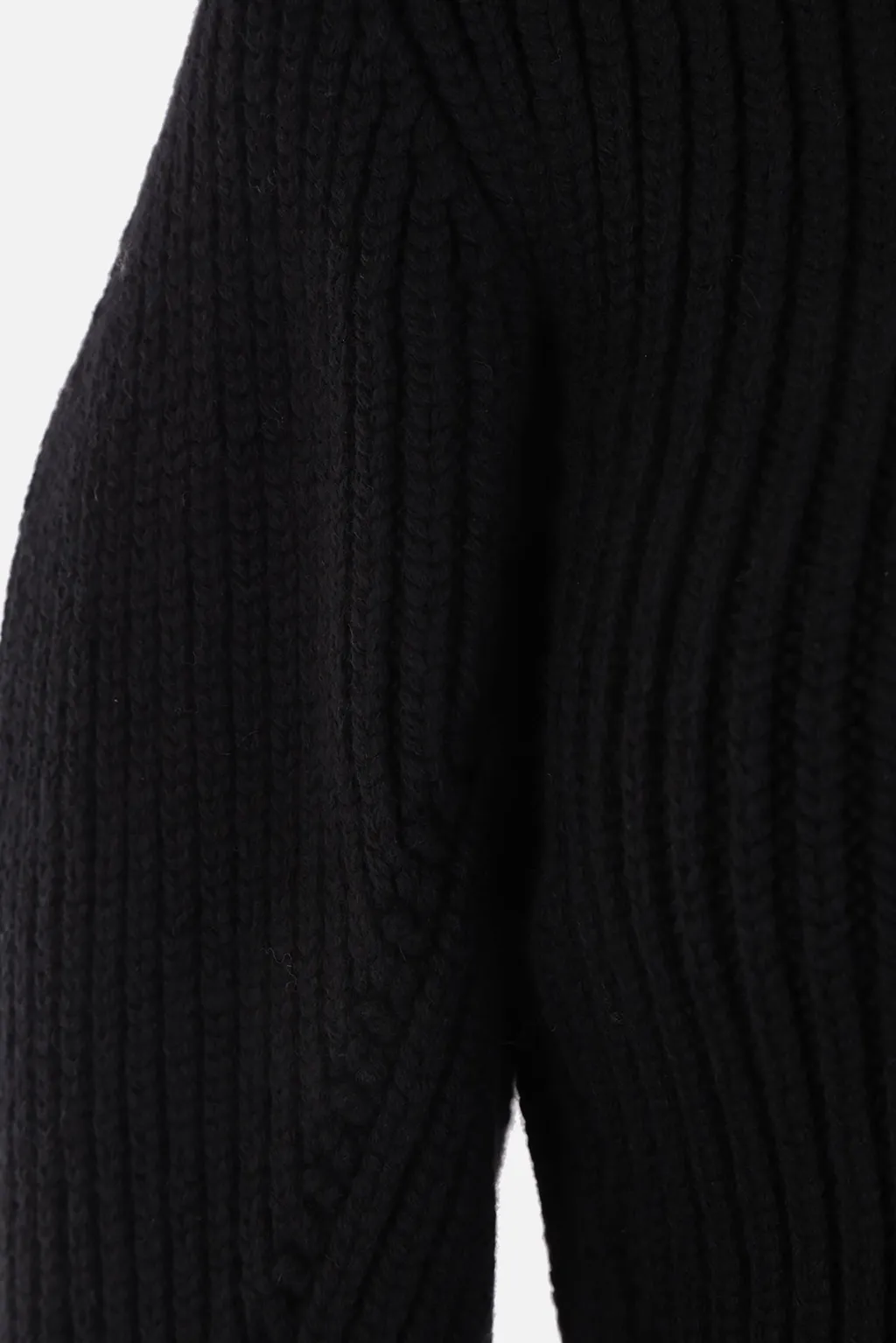 High Neck Drop Shoulder Jumper