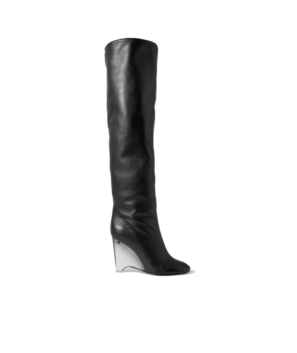 Slope Heel Boots