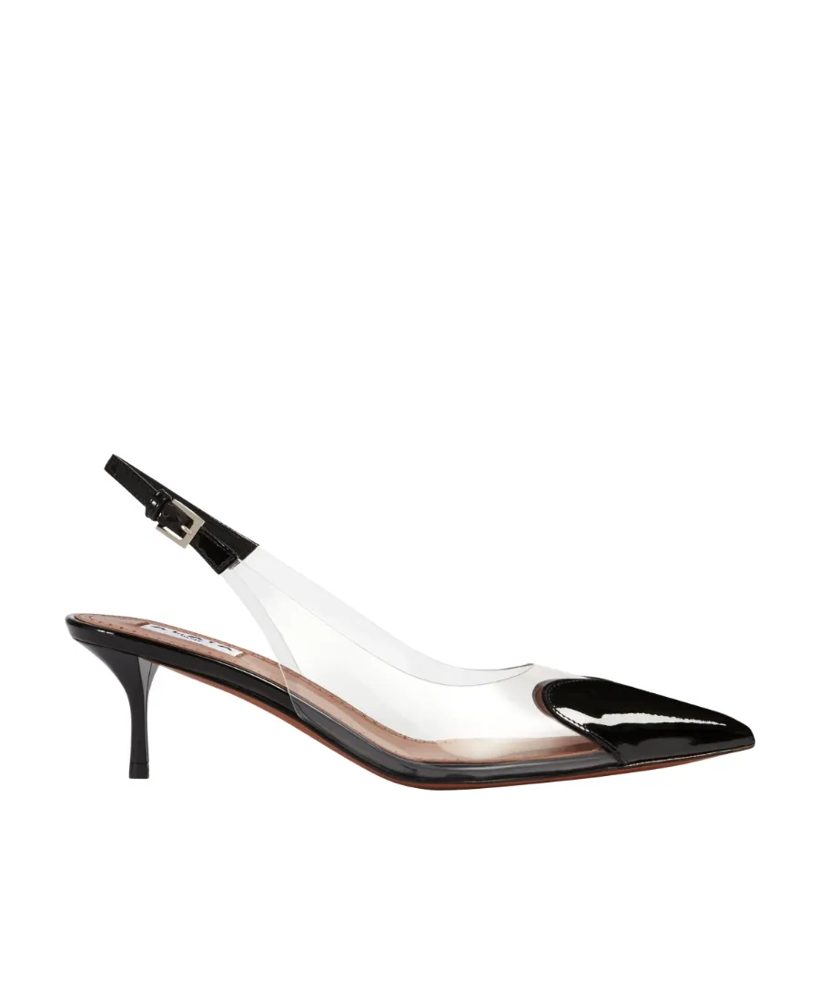 Pointed-Toe Slingback Pumps