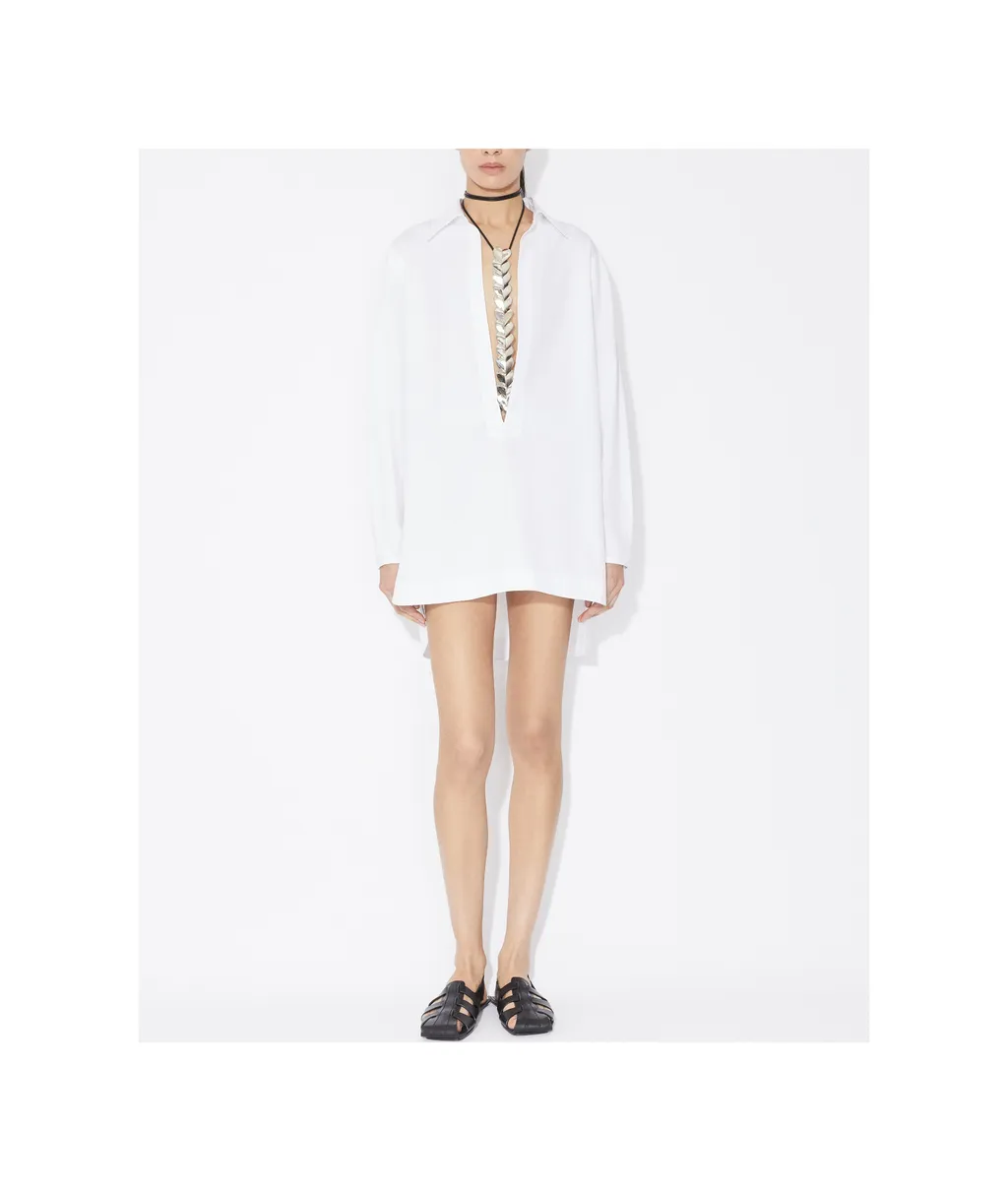 Tunic Poplin Shirt Dress