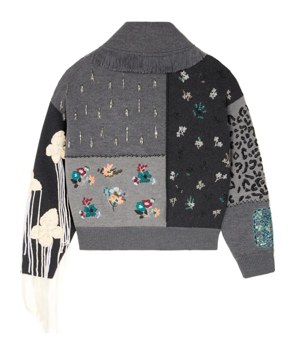 Midnight In Manhattan Bomber Cardigan
