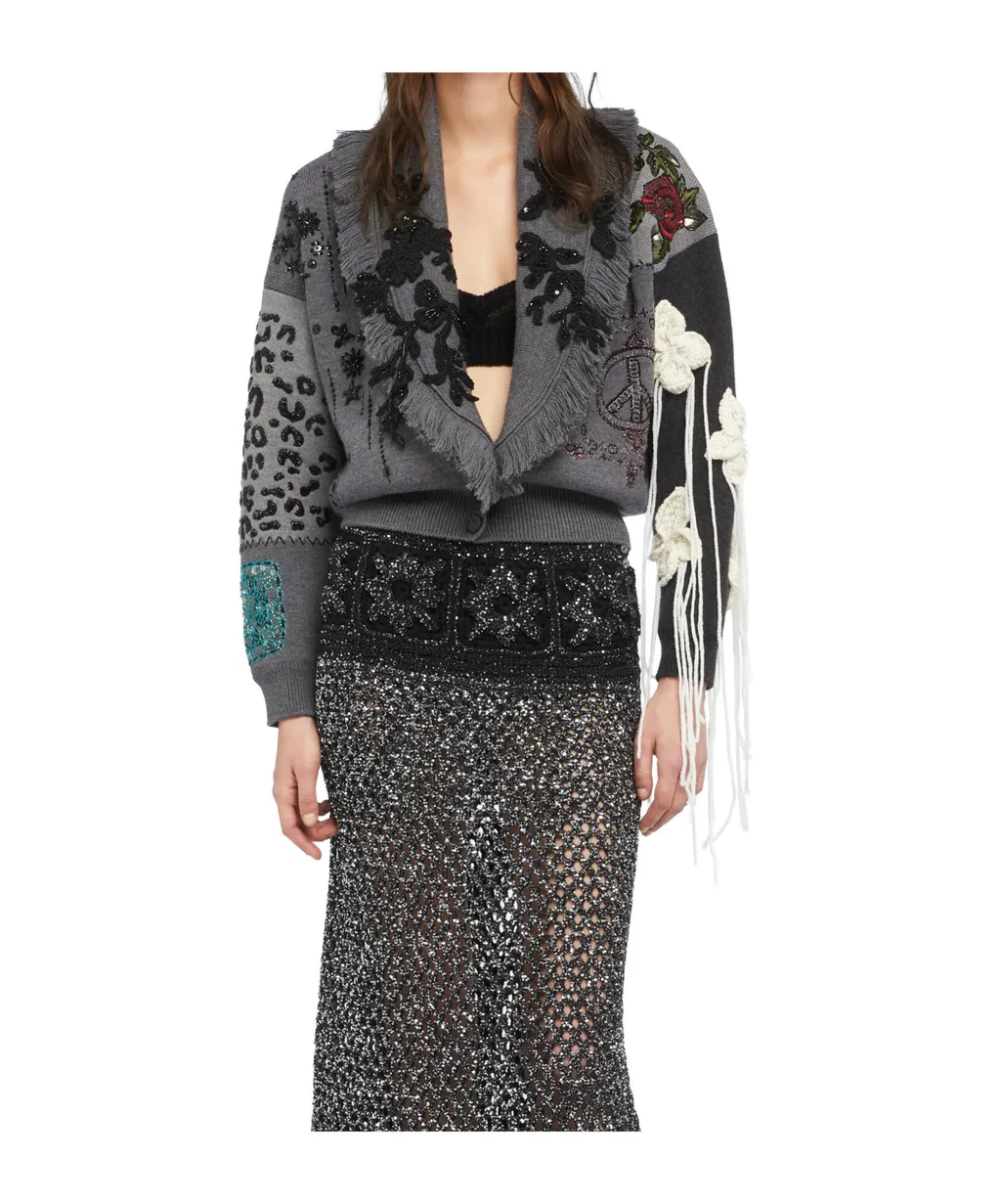 Midnight In Manhattan Bomber Cardigan