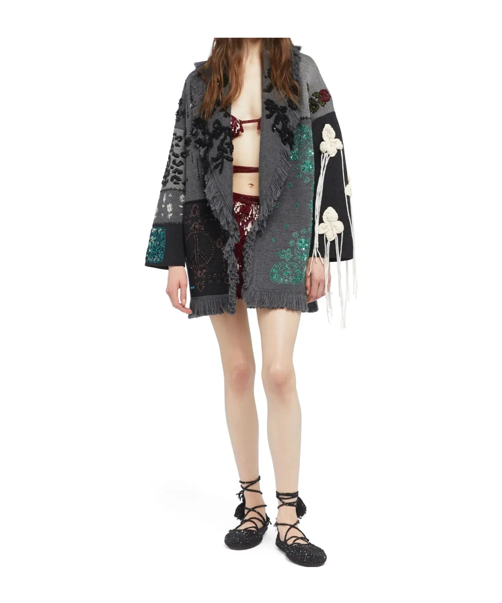 Midnight In Manhattan Knitted Cardigan
