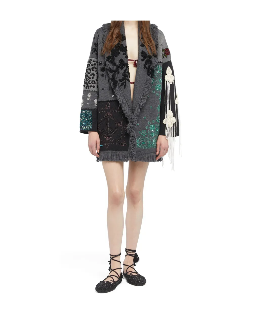 Midnight In Manhattan Knitted Cardigan