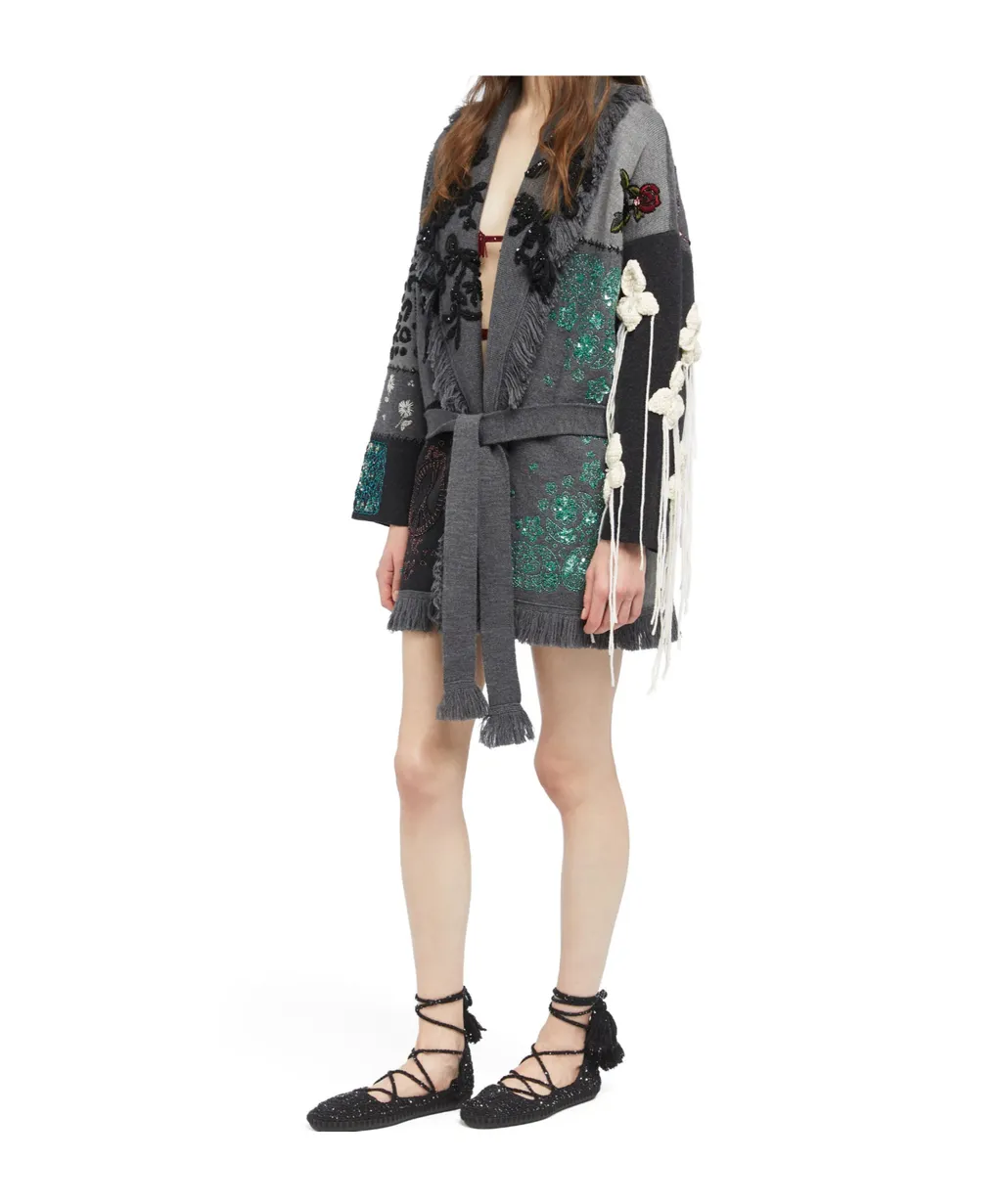 Midnight In Manhattan Knitted Cardigan