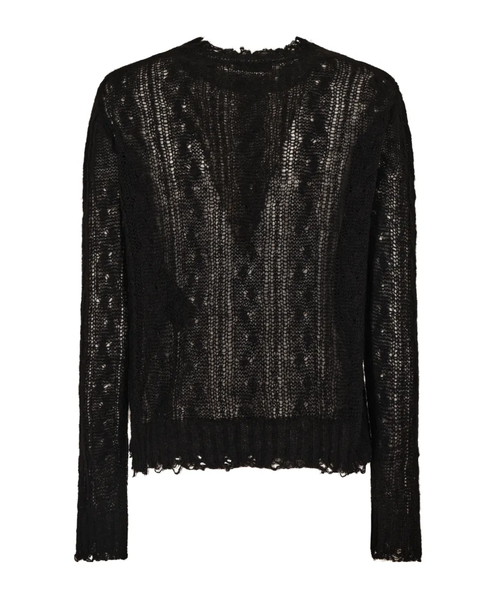 Distressed Knitted Jumper